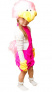 Страус розовый карнавальный костюм 1606