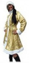Снегурочка золотая карнавальный костюм