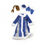Снегурочка синий карнавальный костюс